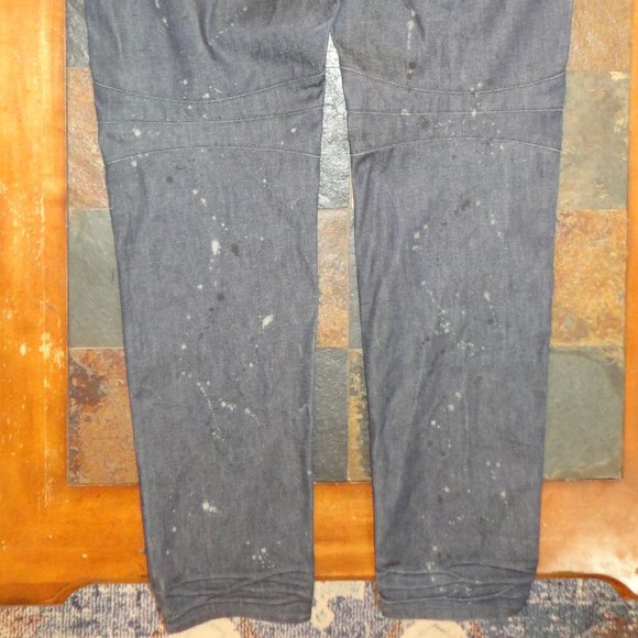HUDSON Men's Blinder V2 Biker Denim Paint Splatter Skinny Jeans Size 32 x 36 - Picture 5 of 12